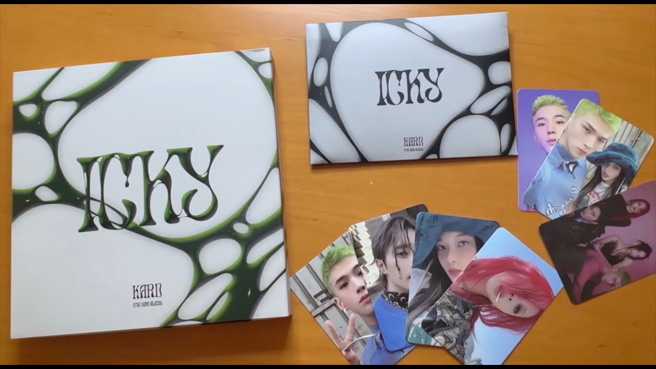 KARD ICKY Unboxing (Both Versions)