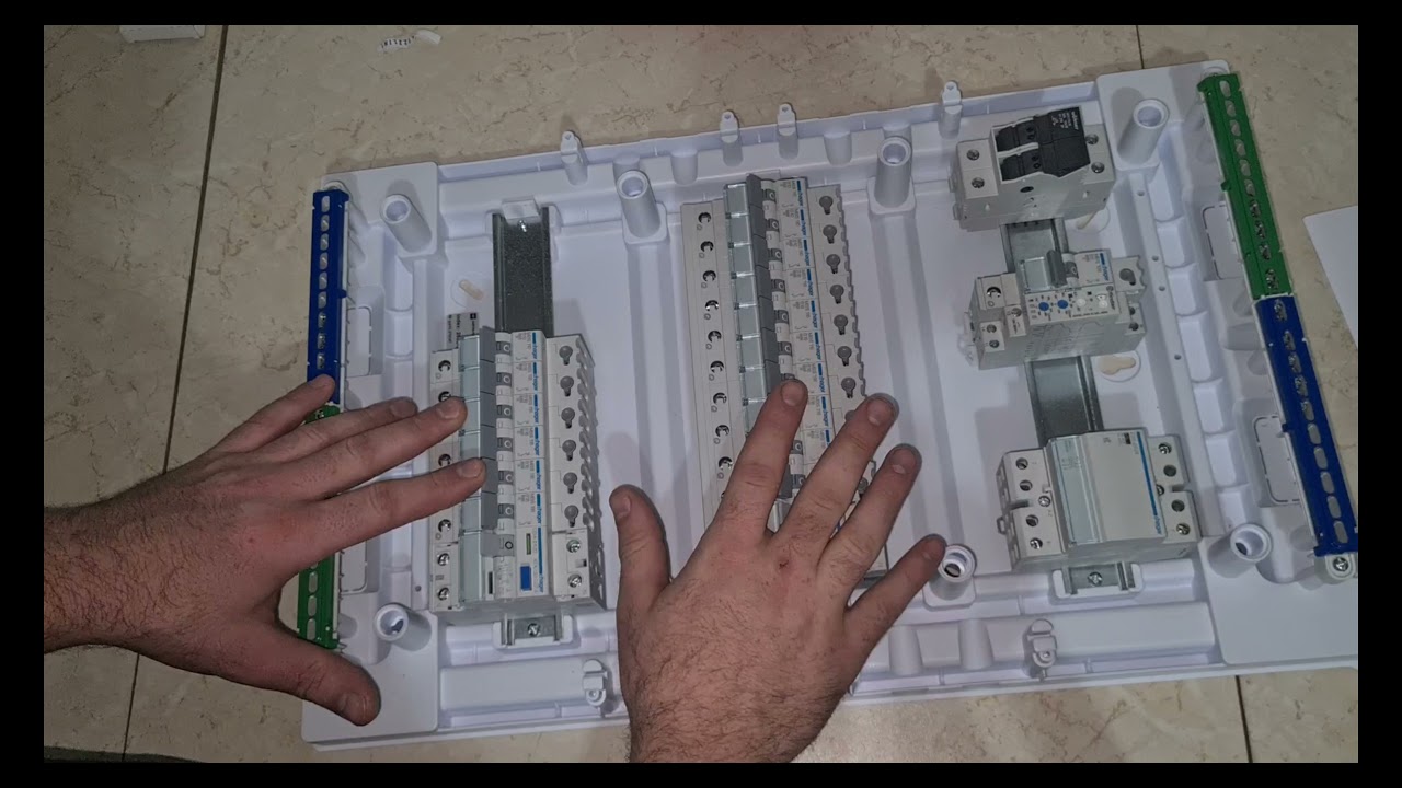 Echipare tablou Hager pentru un apartament cu doua camere