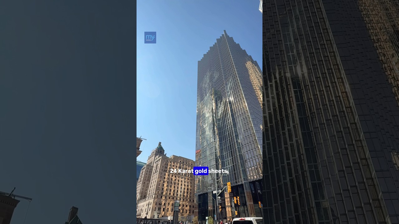 RBC Building and its 24KGold Windows. Explore Toronto.