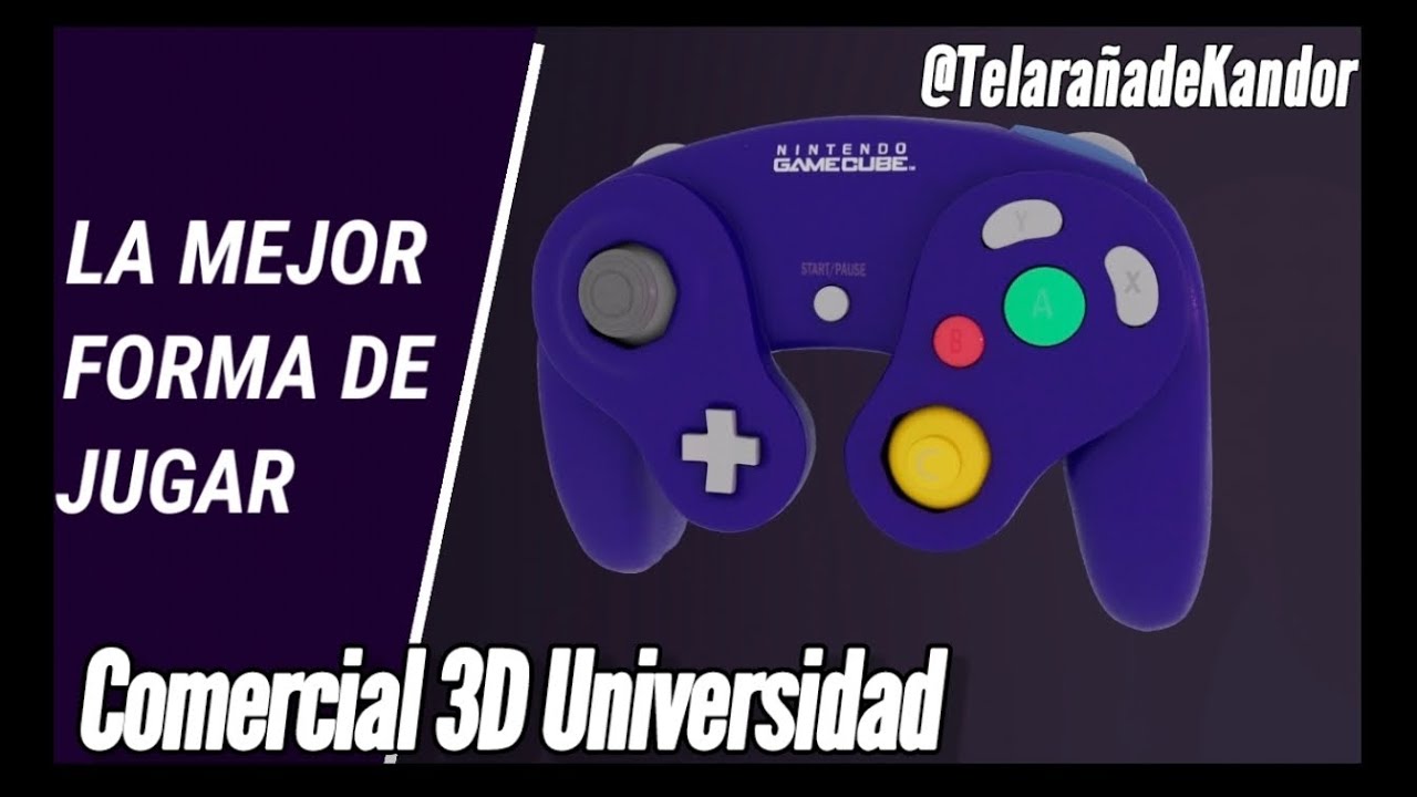 Control Gamecube animaci&oacute;n 3D fan made
