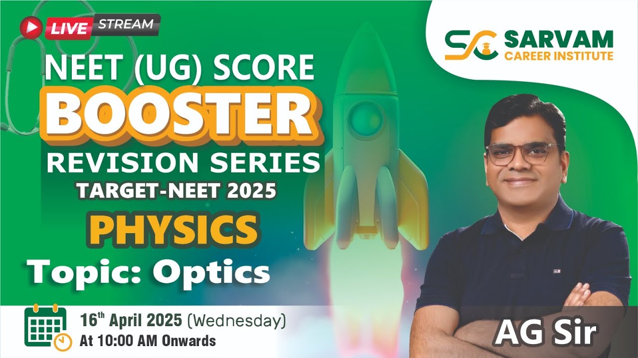 OPTICS (TARGET - NEET 2025) BY AG SIR