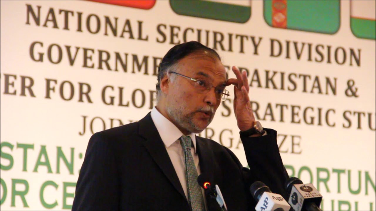 Mr. Ahsan Iqbal, Minister for Planning, Development  and Reforms, Pakistan