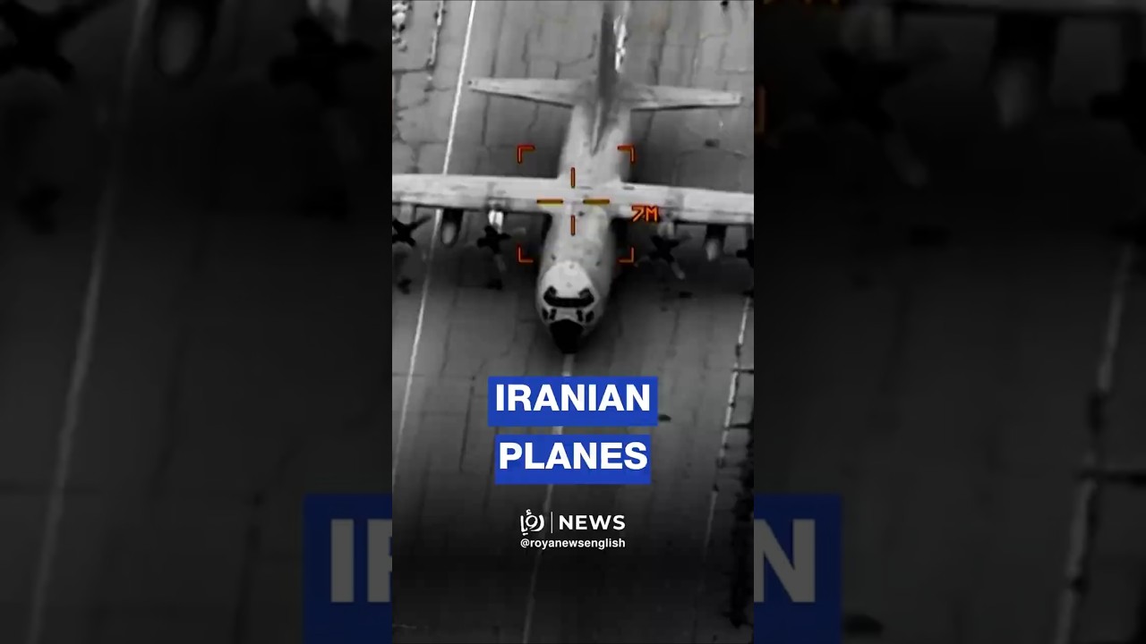 US military images of strikes on Iranian planes