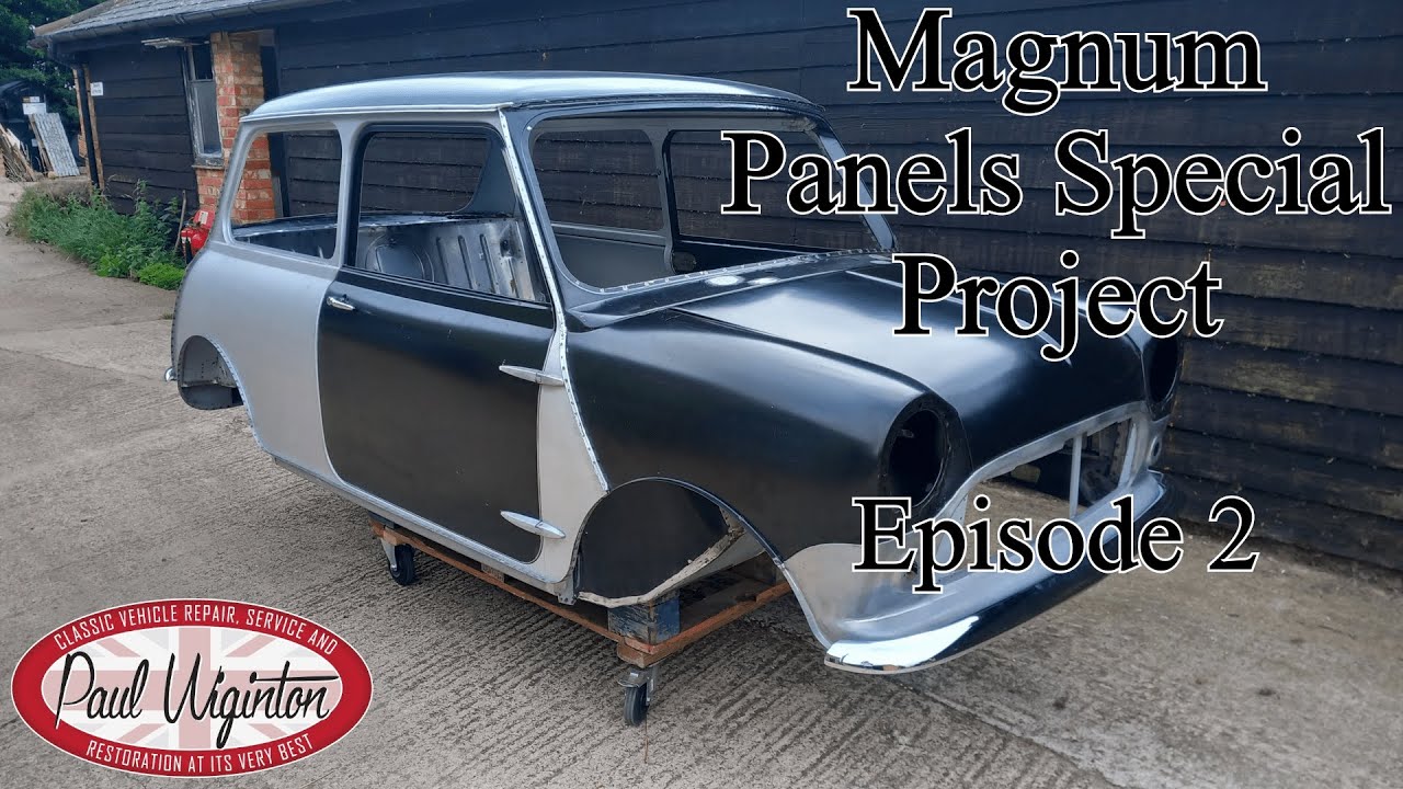 Building Magnum Panels' Brand New Mk1 Mini Bodyshell For Showcase Exhibition in NEC | Ep2/2