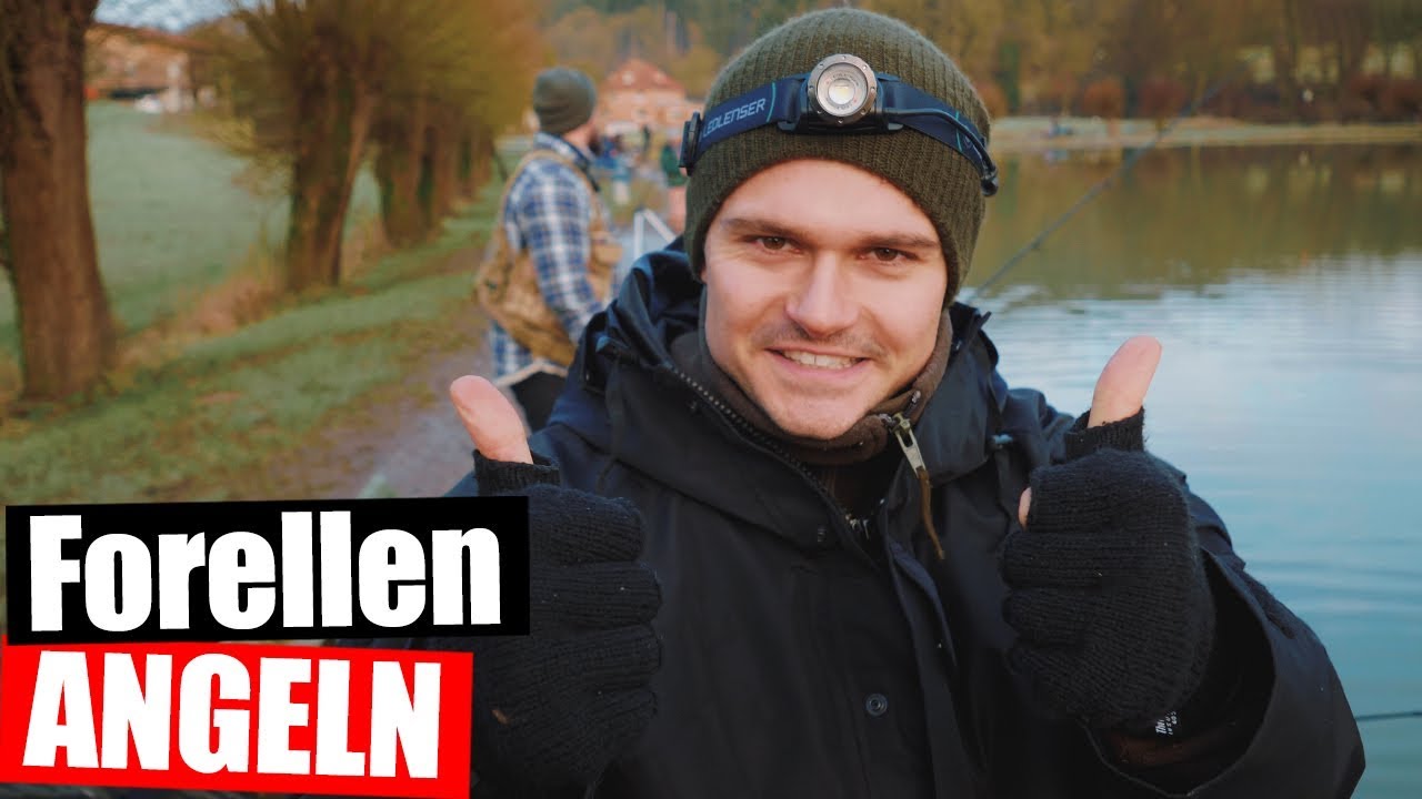Proteine selber fangen - Forellen Angeln im Winter