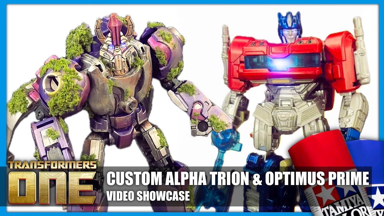 This Is How They Should Look | Custom TRANSFORMERS ONE Alpha Trion & Optimus Prime Video Showcase