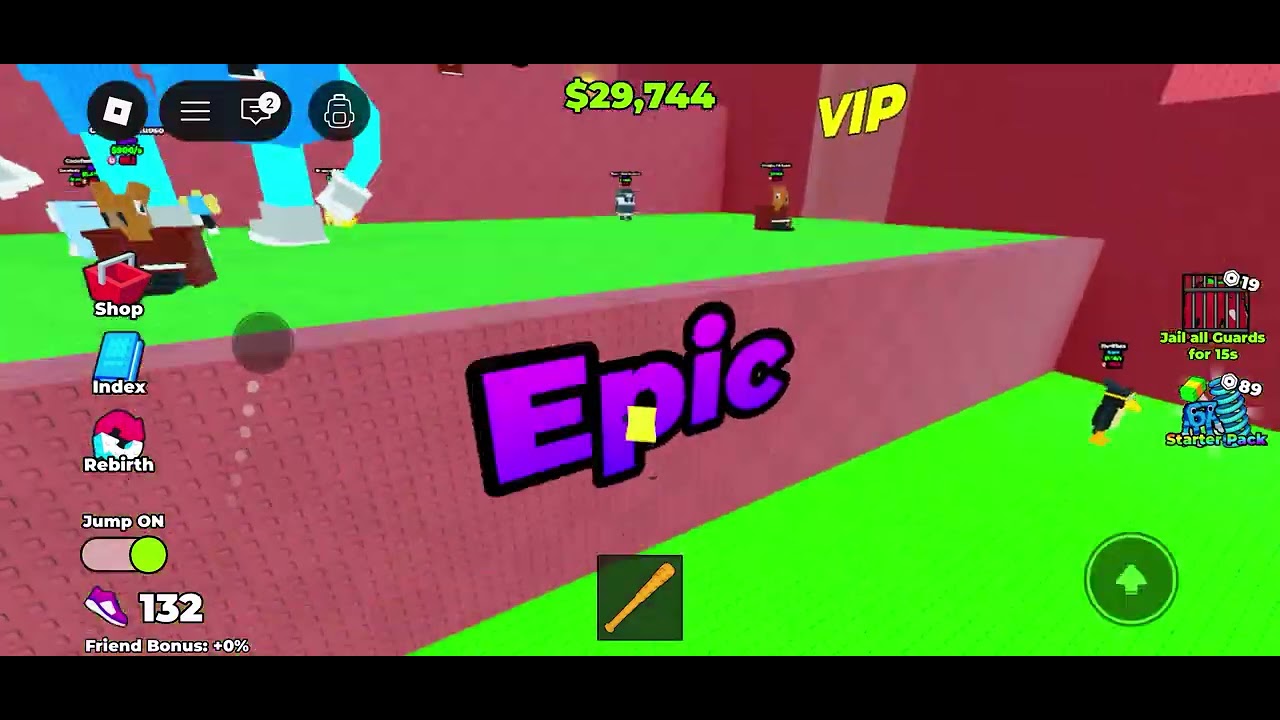 Playing jump for brainrots