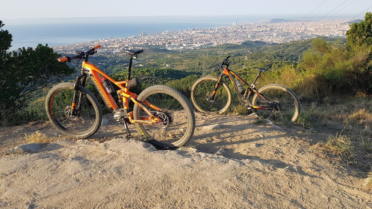 COLLSEROLA (Dragon Khan, Muralla china by strava) Con ebike megamo y track03