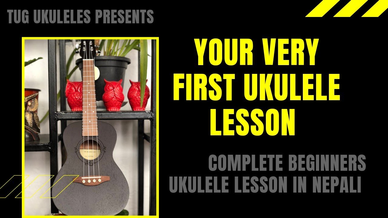 Nepali Beginner Ukulele Lesson | Your Very First Ukulele Lesson | Easy Chords and Strums