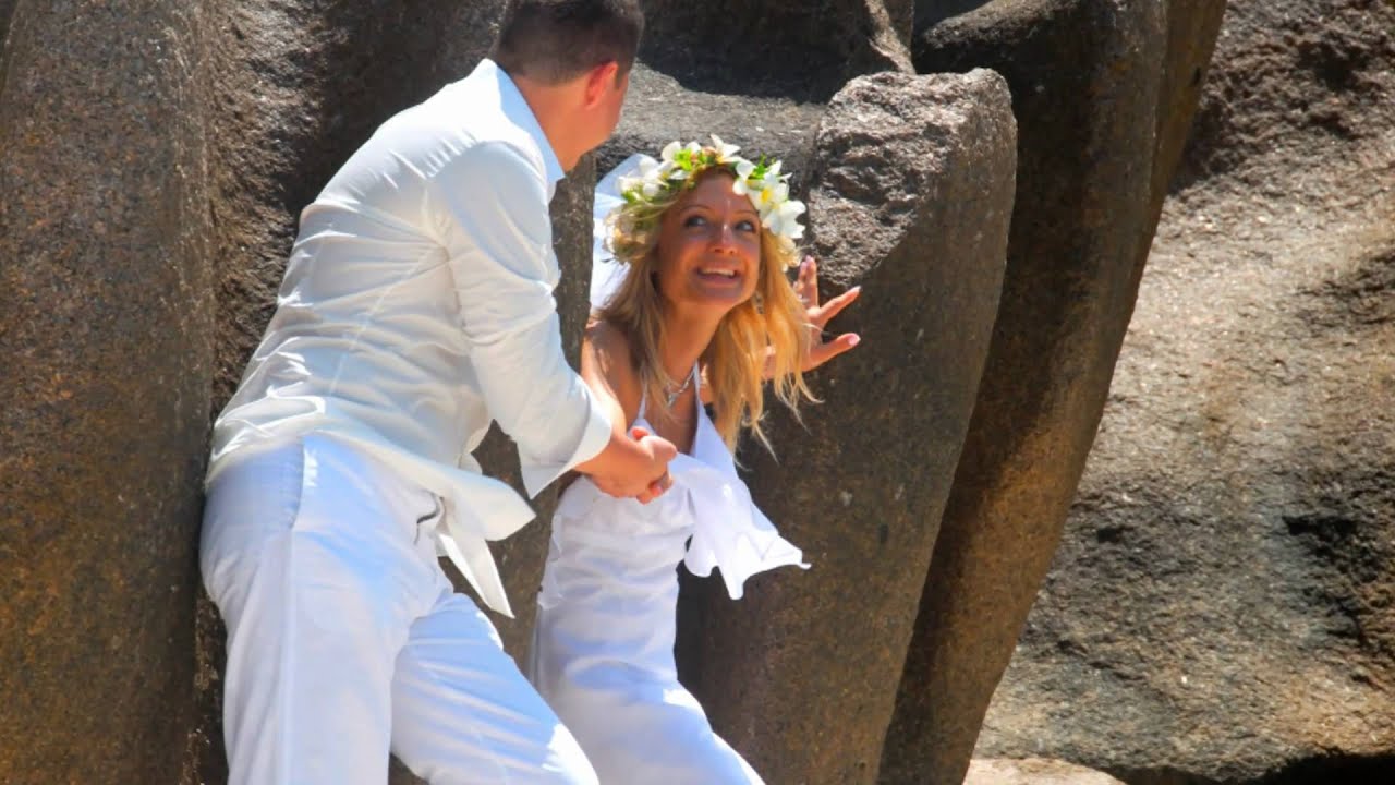Seychelles La Digue Wedding.wmv