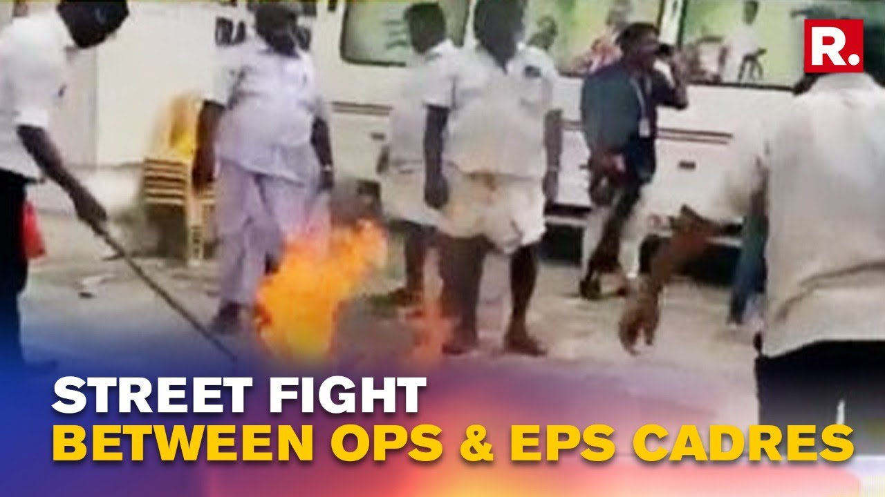 Tamil Nadu News: Clash Breaks Out Between OPS & EPS Supporters Outside AIADMK Party HQ