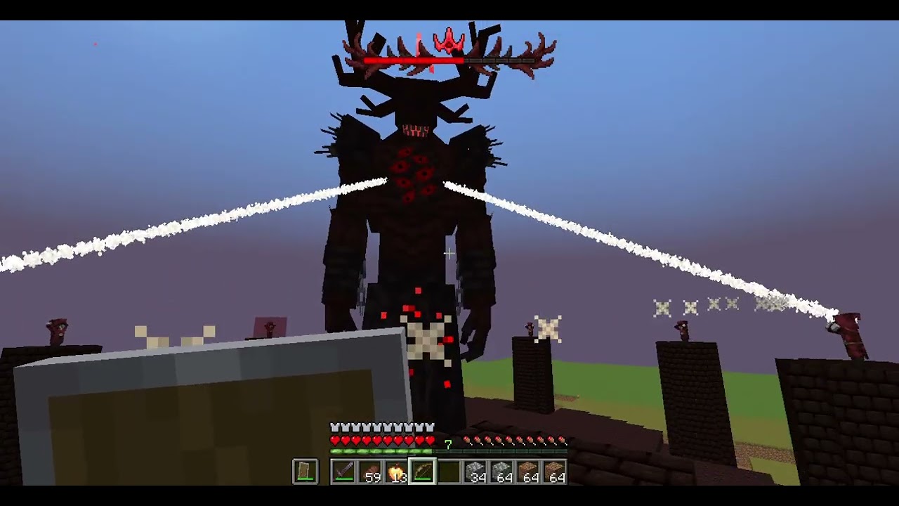 Minecraft Fighting The Scarlet King