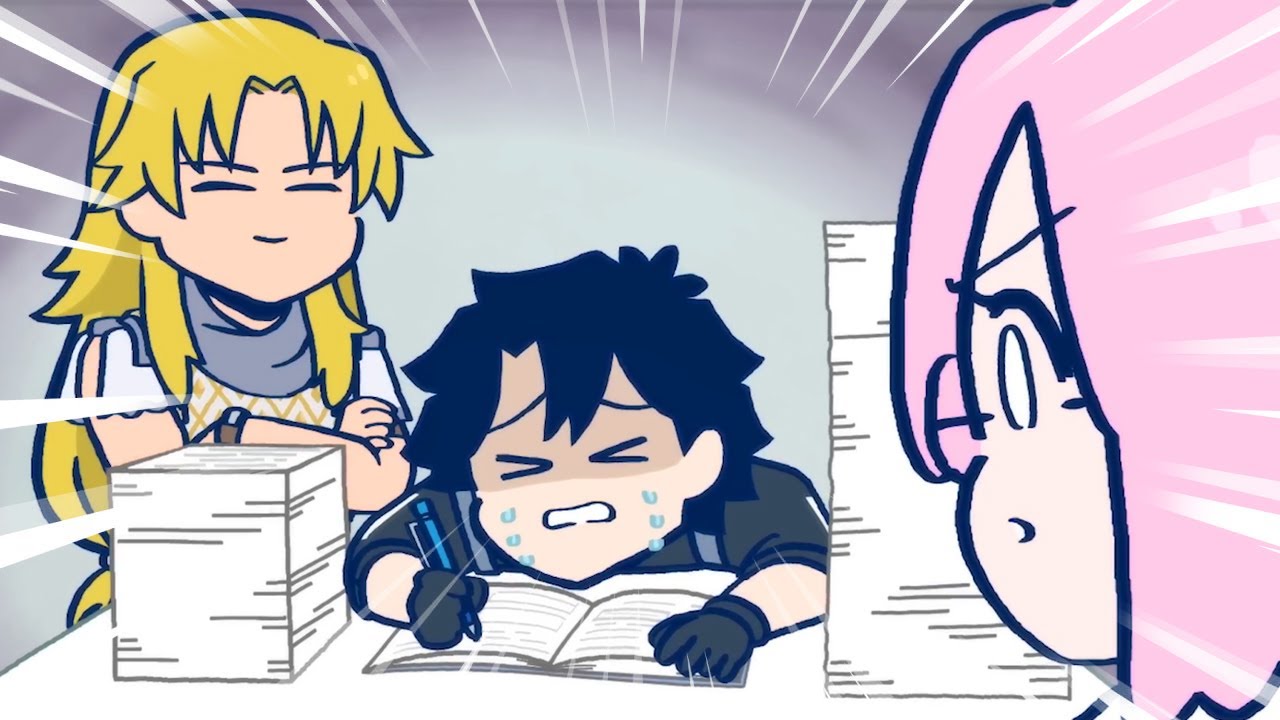 Fujimaru hasn't finished his homework! 【Fate/Grand Order】