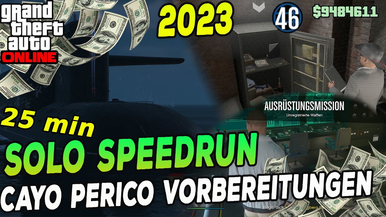 Cayo Perico SOLO SPEEDRUN Vorbereitungen [2023] | Gta 5 Online