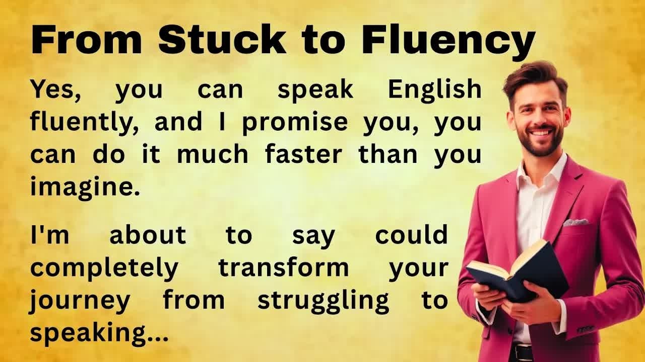 From Stuck to Fluency ｜｜ Think and Speak in English ｜｜ Bookish English