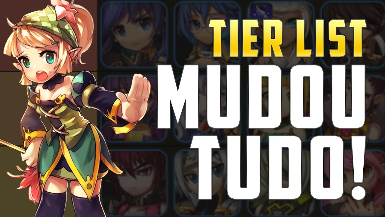 Tier List Geral PvE Prévia após Rebalance 2023.2 Grand Chase Classic