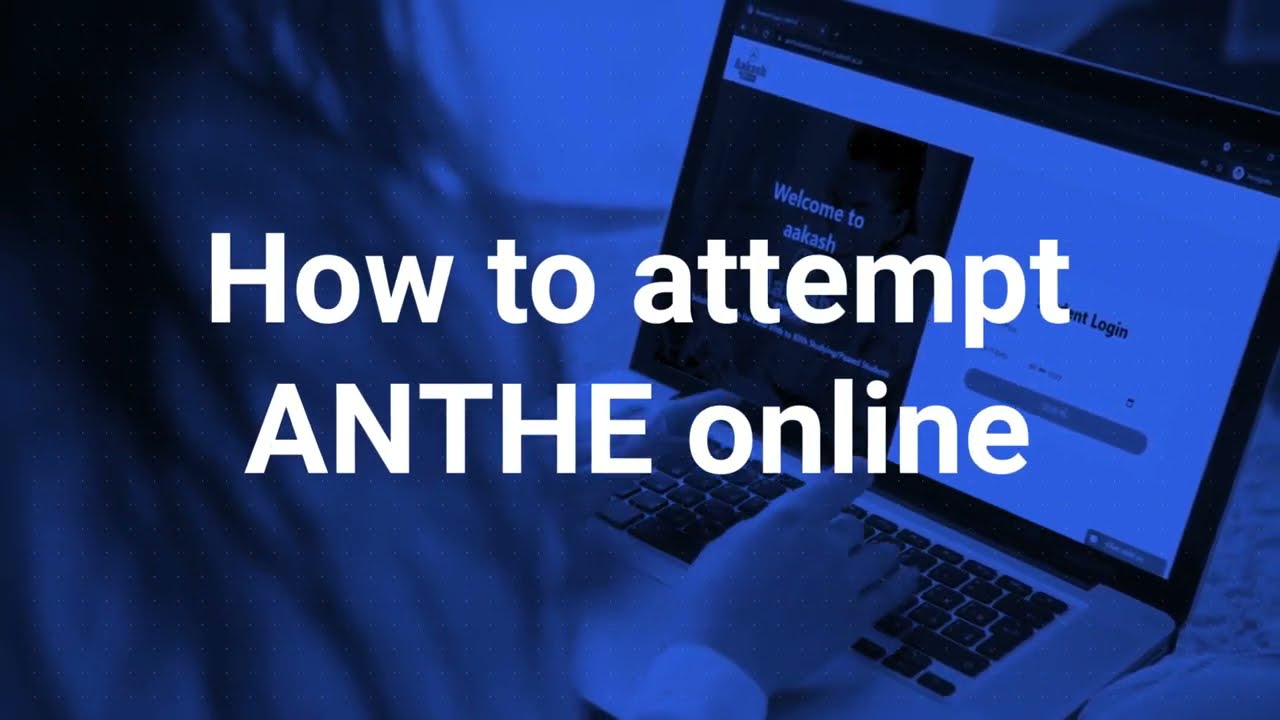 How to Attend ANTHE Online Exam#anthe