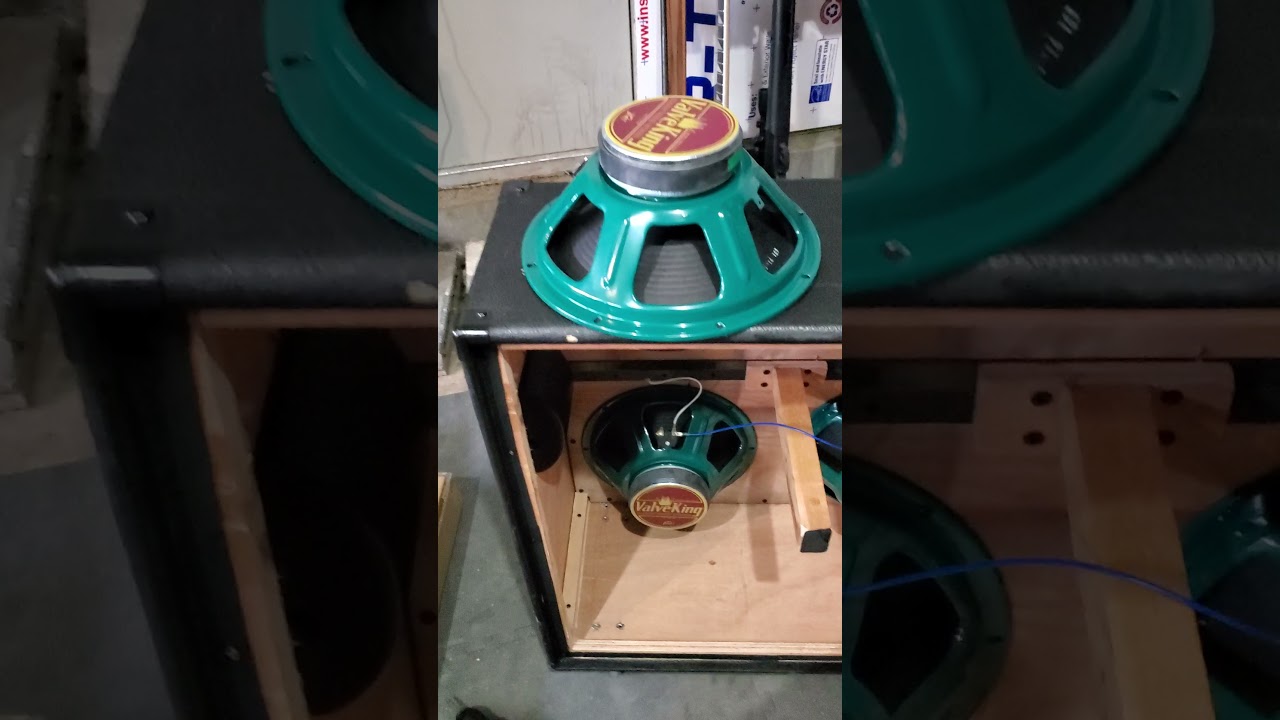 peavey valveking 412 cab speaker swap part 1