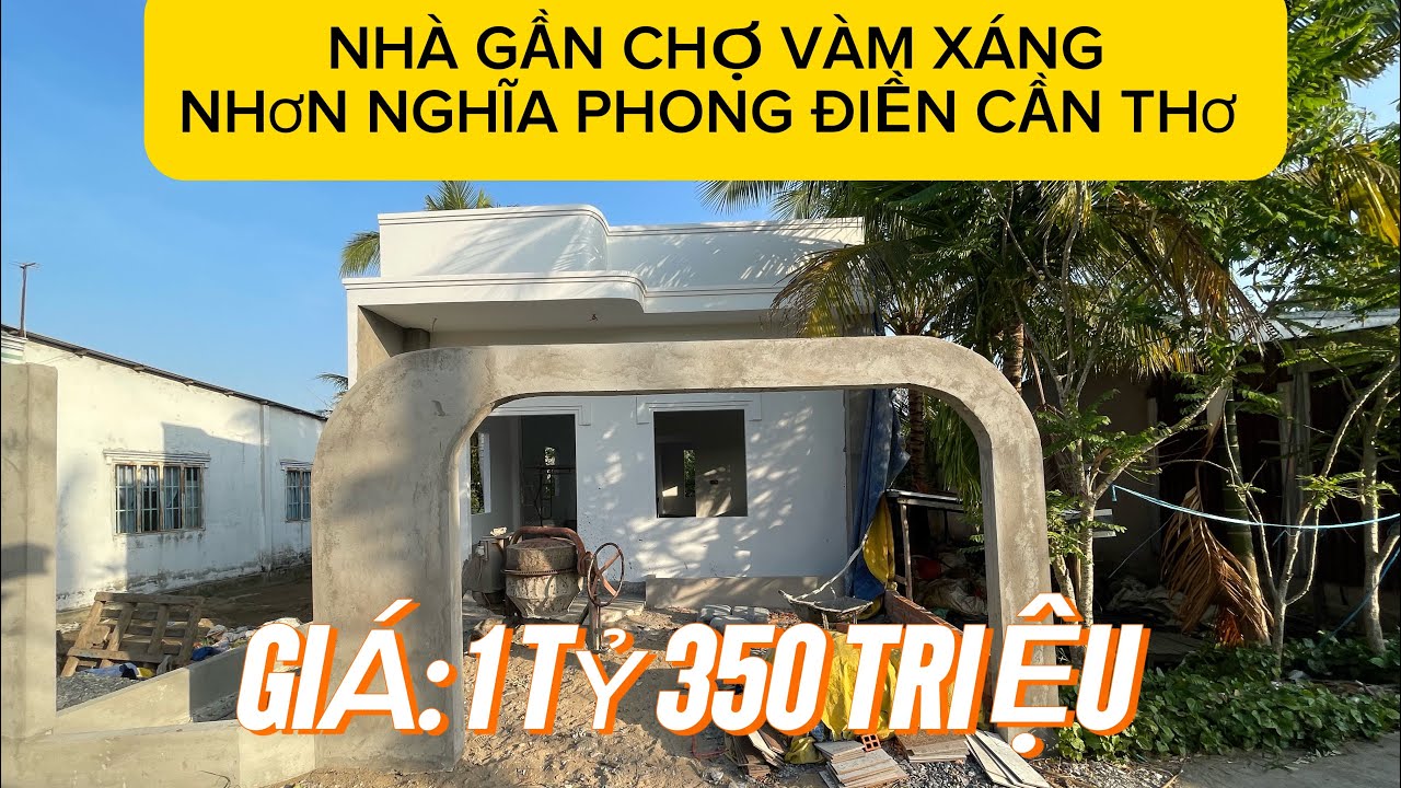 BÁN NHÀ CẤP 4 HOÀN THIỆN THÔ- GẦN CHỢ VÀ TRƯỜNG HỌC- CÁCH ĐH NAM CẦN THƠ 5KM.