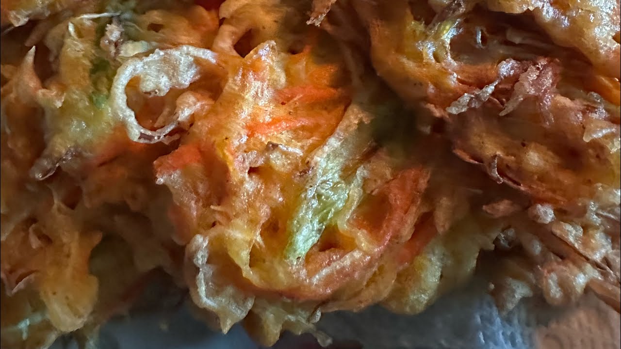 Fritter veggie and try make powder milk