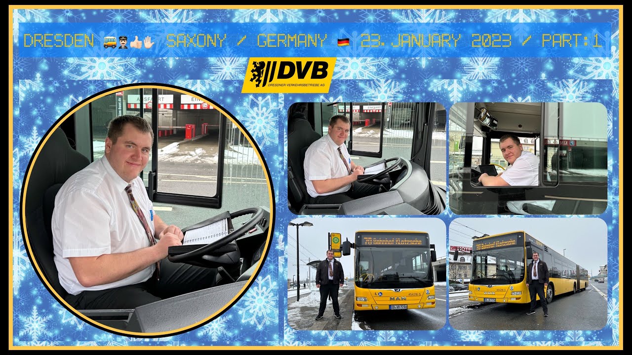 Dresden bus line 70 with bus driver Christoph / Part:1 / Dresdner Buslinie 70 mit Christoph / Teil:1