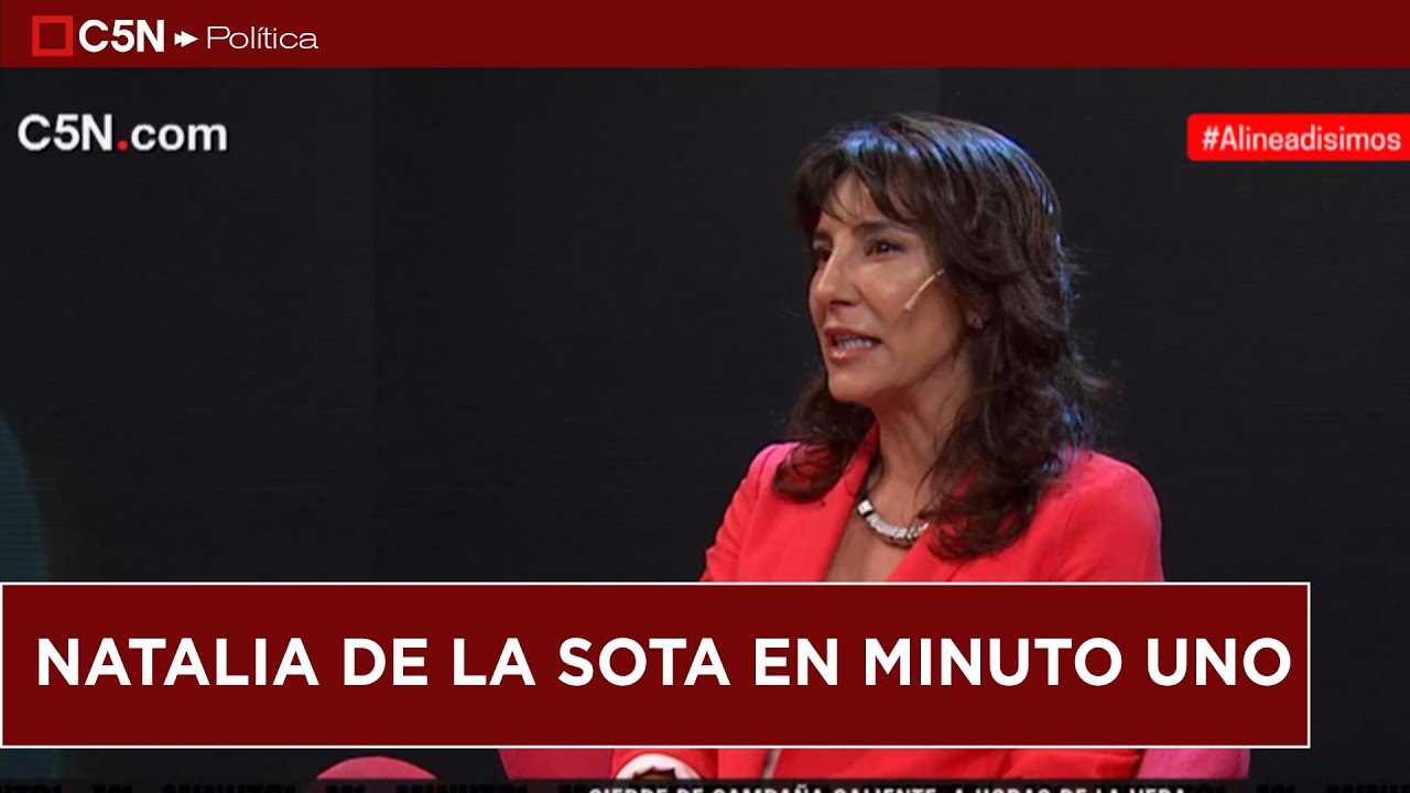 NATALIA DE LA SOTA en Minuto Uno: 