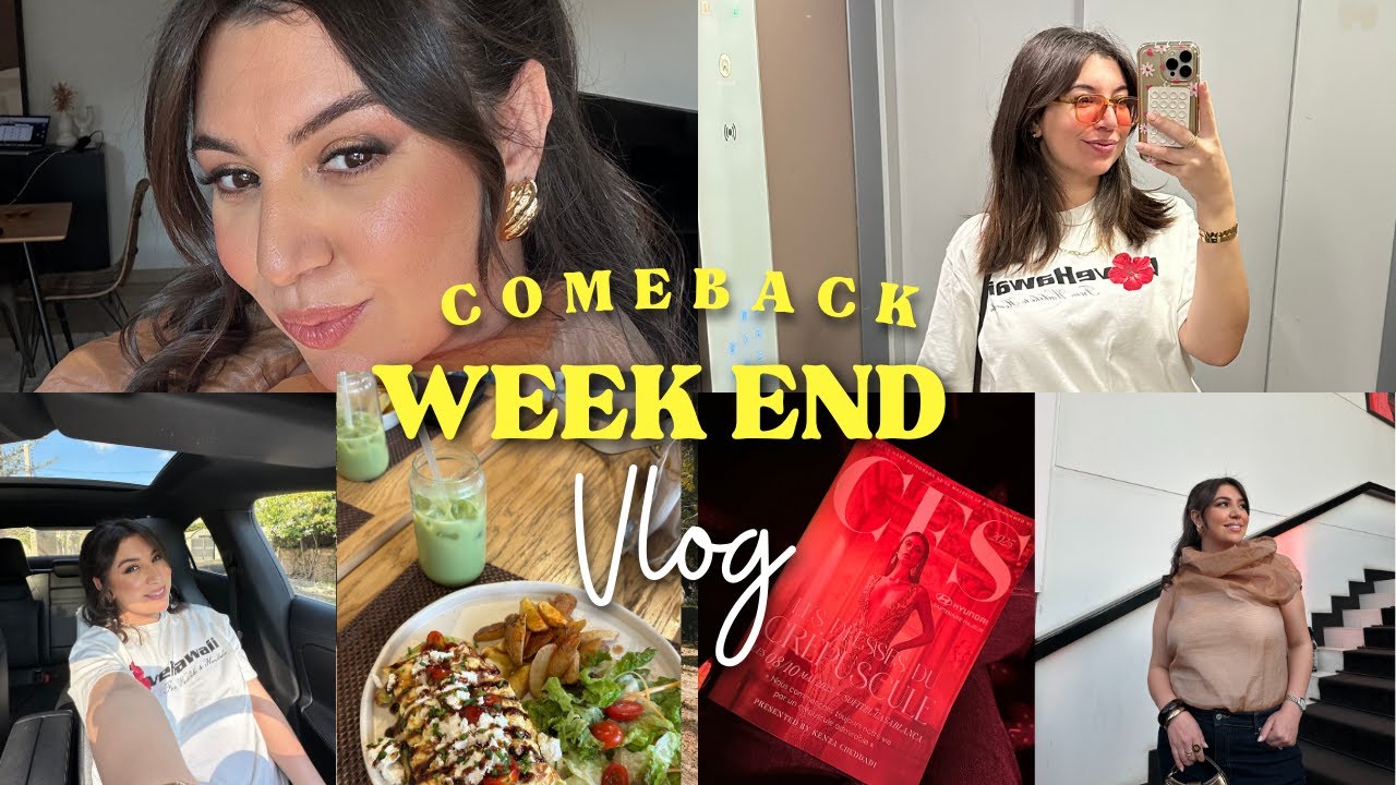Im baaaaack 💃🏼💃🏼 spend the week end with me : Casa fashion show, brunch, Makeup ... and more 😊👌