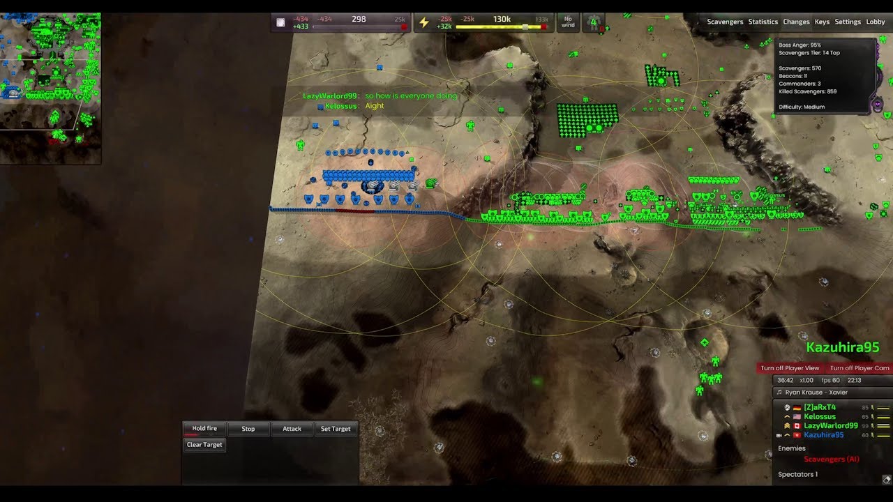 [Beyond All Reason] Scavenger Defense - Wall It and Bombard Them