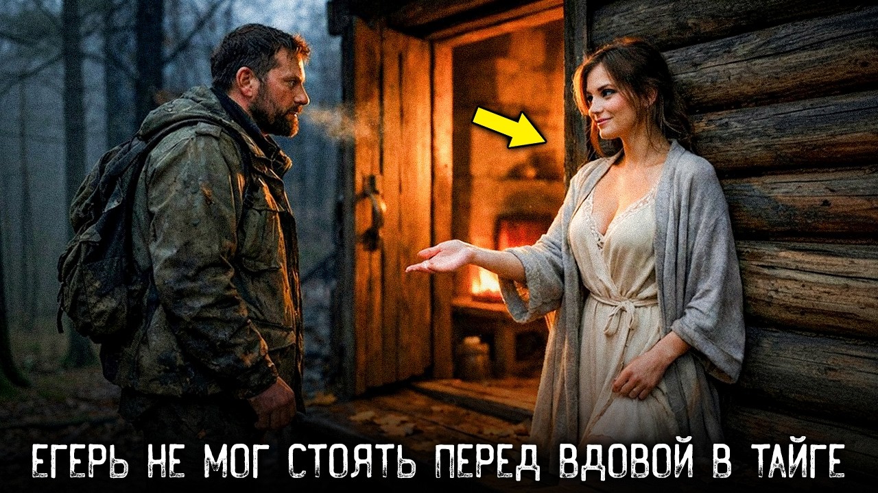 ЕГЕРЬ НАТКНУЛСЯ НА СТРАННУЮ ВДОВУ В ХАЛАТЕ В ТАЙГЕ. Вечером она не смогла встать с постели...