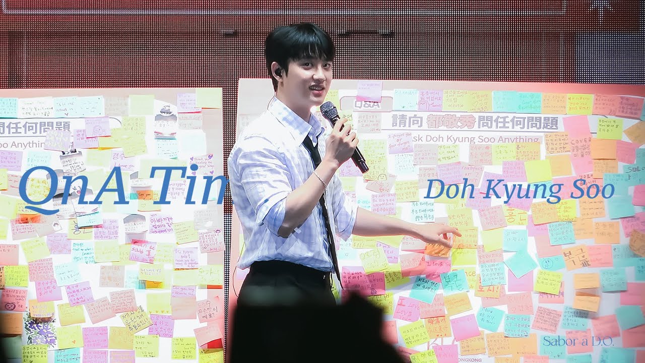 [4K Fancam] DOH KYUNGSOO Asia Fan concert [Bloom] in Hong Kong - QnA time (도경수)