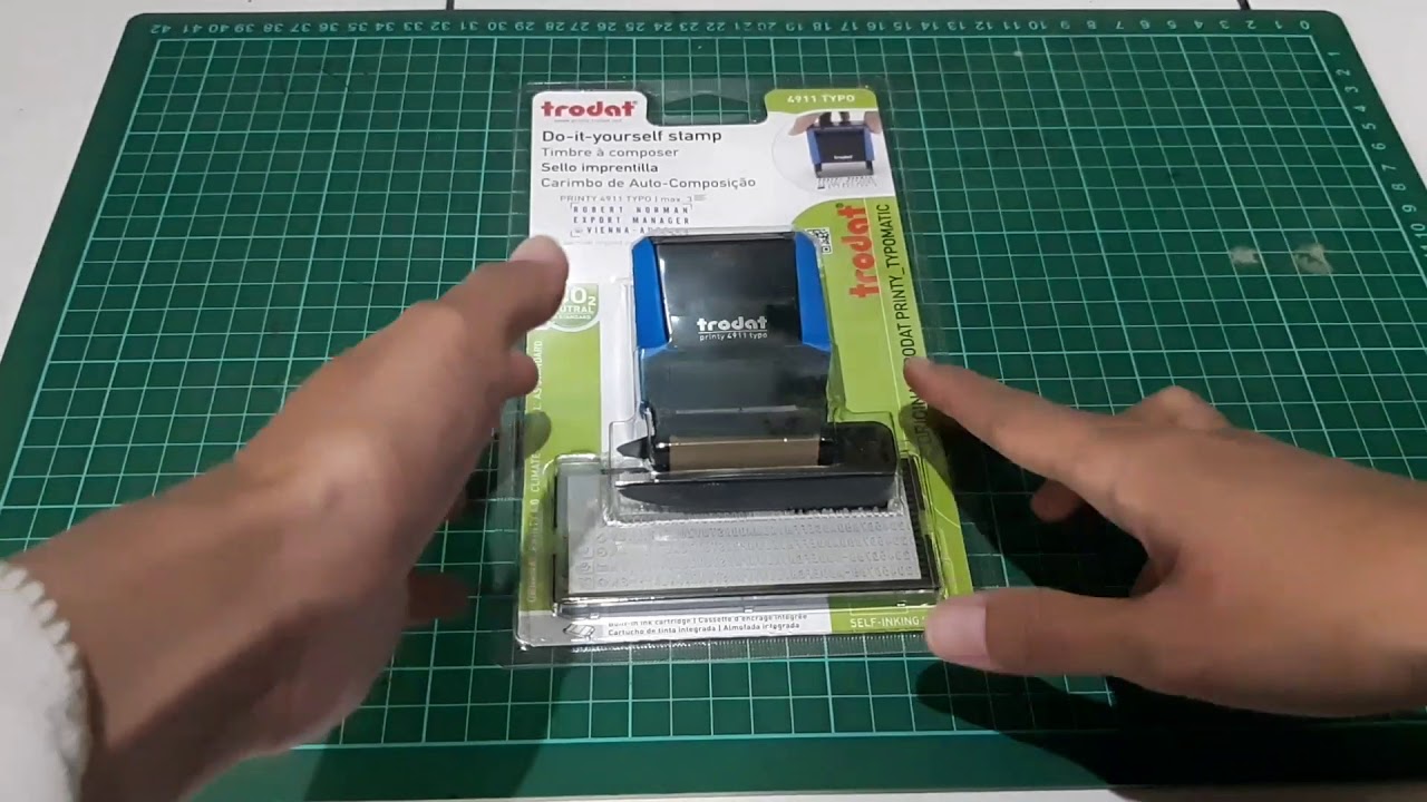 UNBOXING Detail spare part Trodat Typo 4911 4912 4913