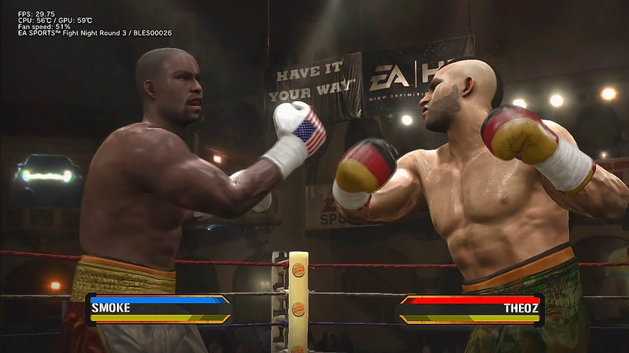 FIGHT NIGHT ROUND 3 (2006) IN 2026 (PS3 PRO) OVERCLOCKED [750 / 1025] 4K UPSCALED & ENHANCED (SSD)