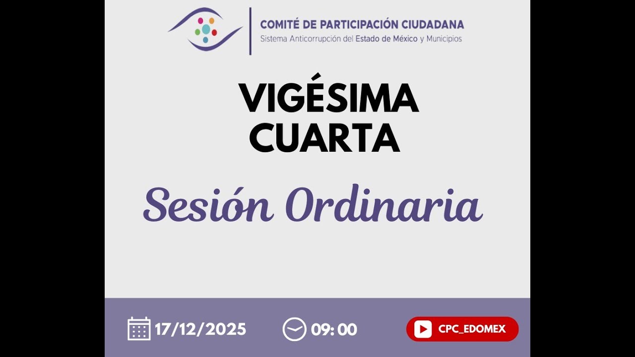 Vigésima Cuarta Sesión Ordinaria del Comité de Participación Ciudadana del SAEMM