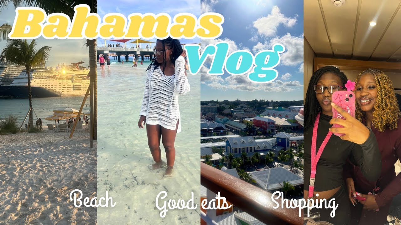 Cruise vlog | Bahamas 🇧🇸 , celebration keys☀️, shopping, pics, etc