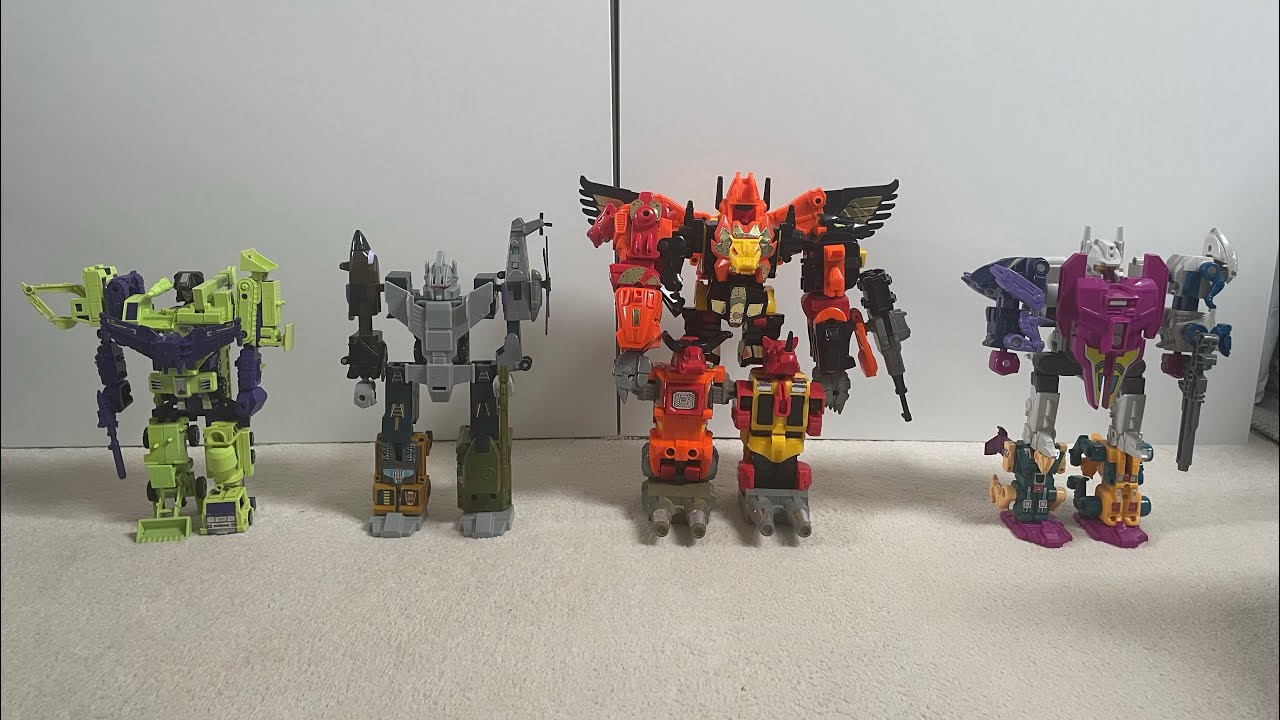 Most Transformers G1 Decepticon Combiners Displayed Together! (Part 2)