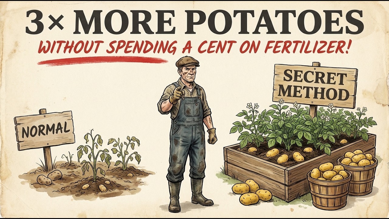 Gardeners Hate This Trick: 3× More Potatoes Without Fertilizer!