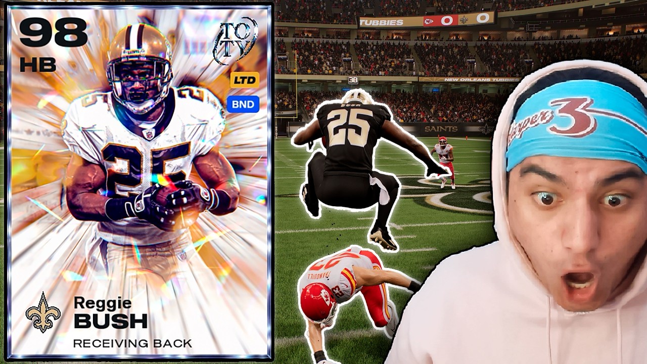 REGGIE BUSH COOKED IN THE GAUNTLET...