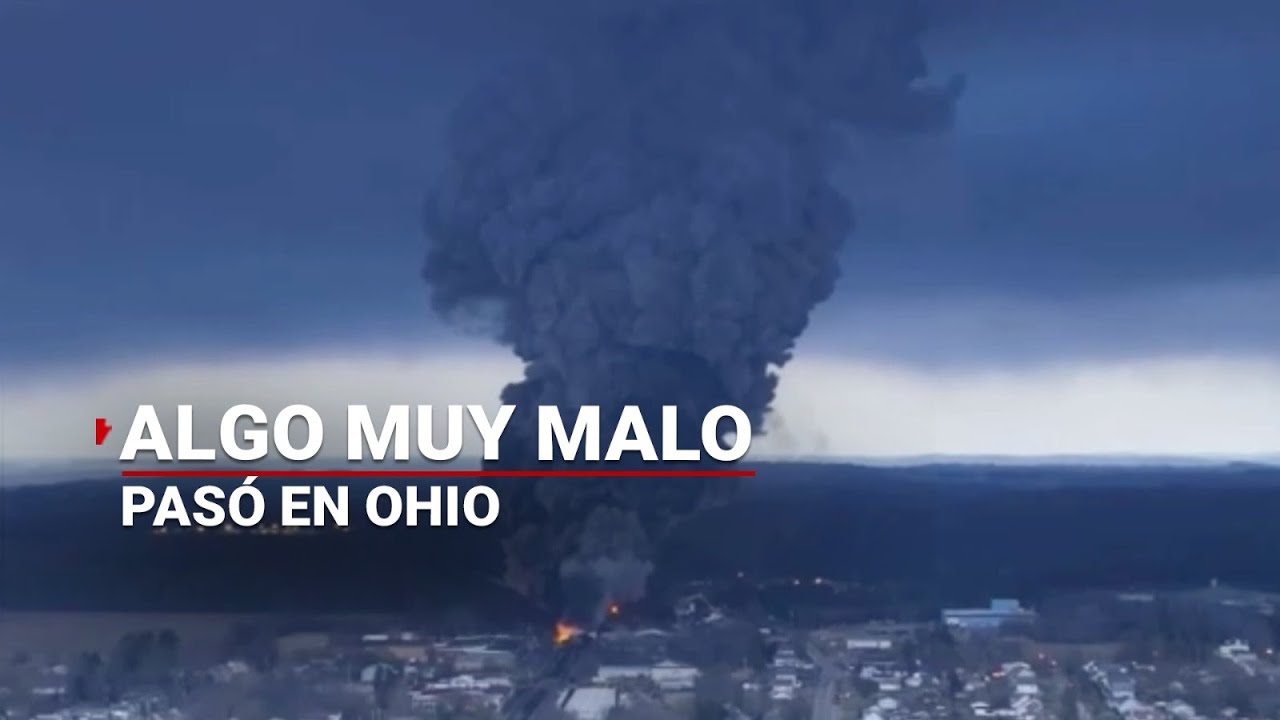 Hay muchas dudas y sospechas sobre la FUGA TÓXICA en Ohio comparada con Chernobyl