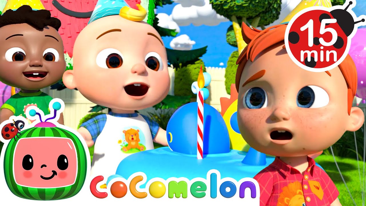 JJ's Musical Chairs Birthday Game | CoComelon | Songs and Cartoons | Best Videos for Babies