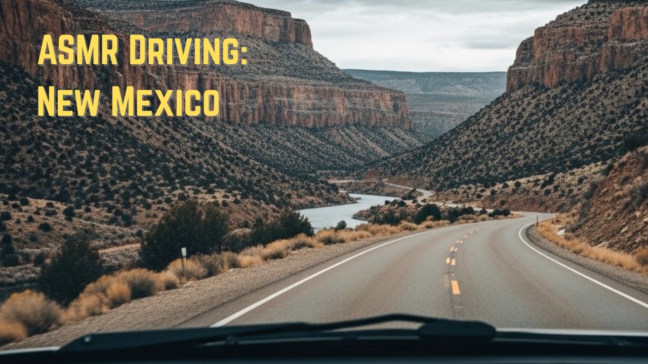 Driving Santa Fe to Taos: Winter Road Trip (POV)