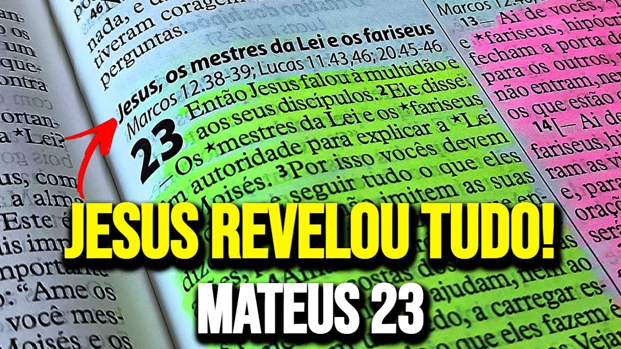O sermão mais forte de Jesus! Descubra por que Ele falou assim (Mateus 23)