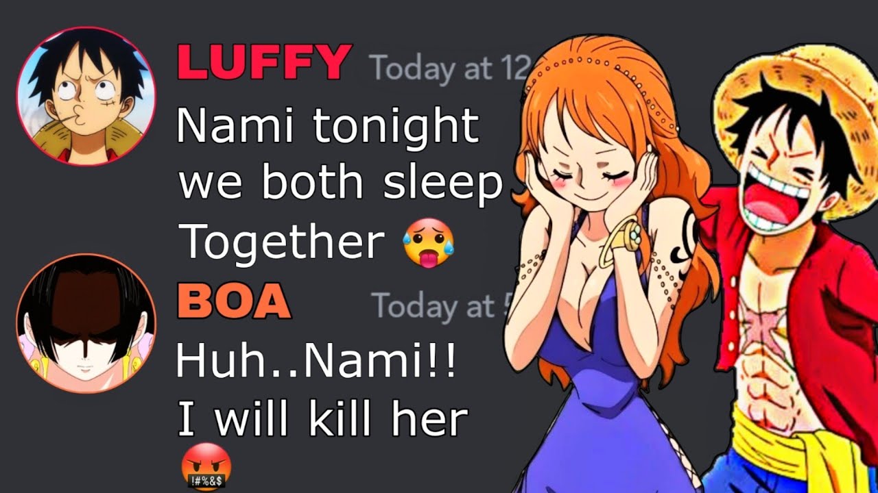Luffy and Nami married couple | One Piece discord server