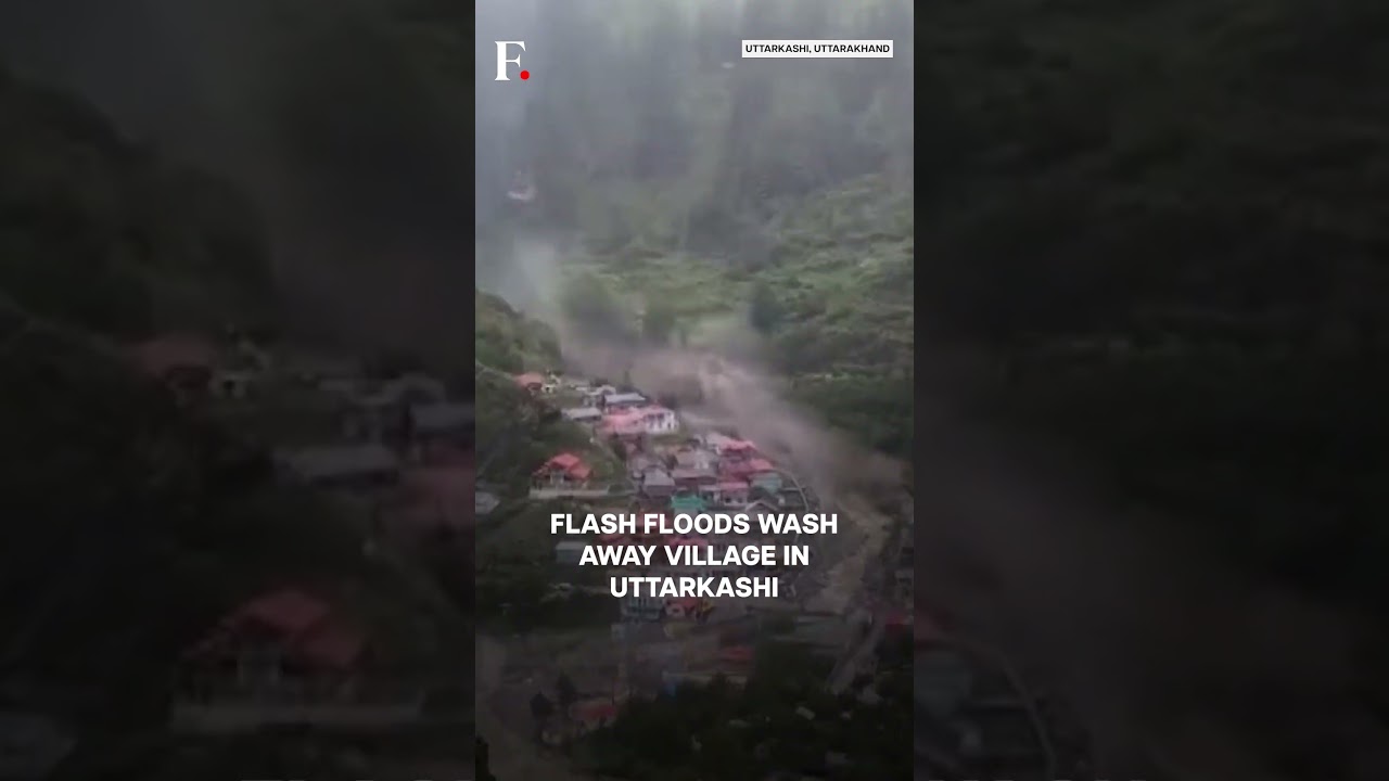 Uttarakhand: Cloudburst Triggers Flash Flood in Uttarkashi, Village Washed Away | N18G