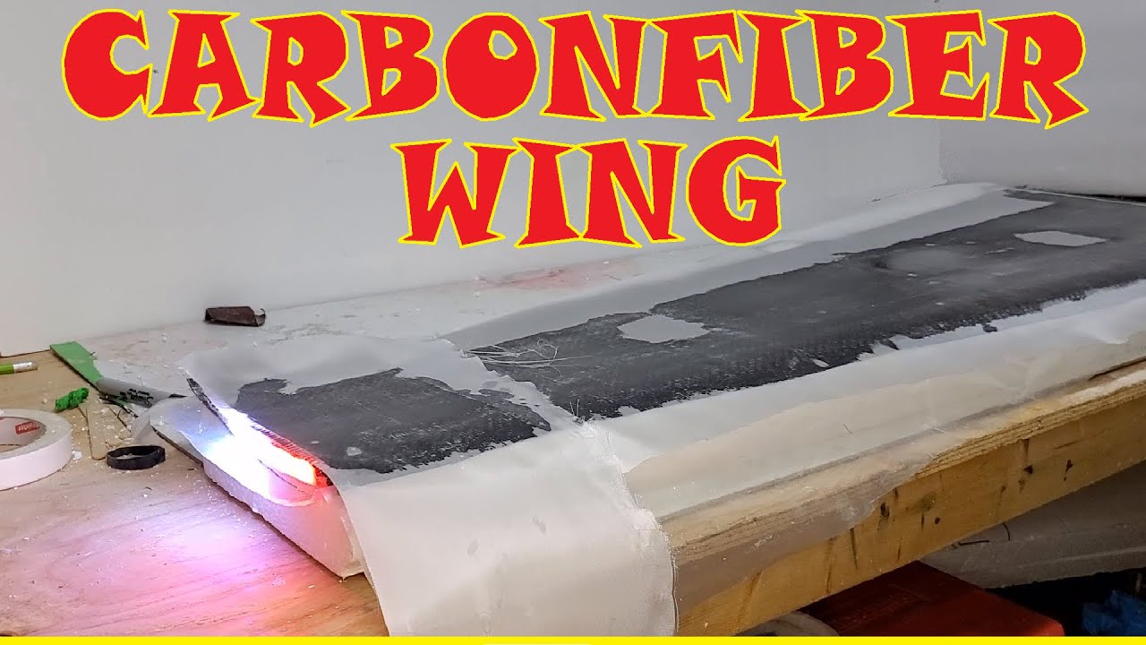 CARBON FIBER WING BUILDING. Episode 26. DIY RC PLANE