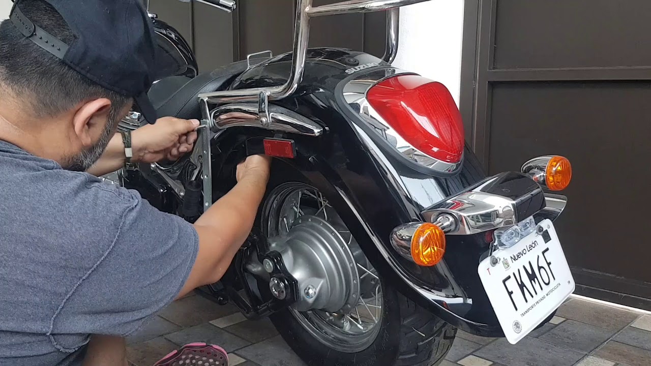como instalar alforjas en la moto