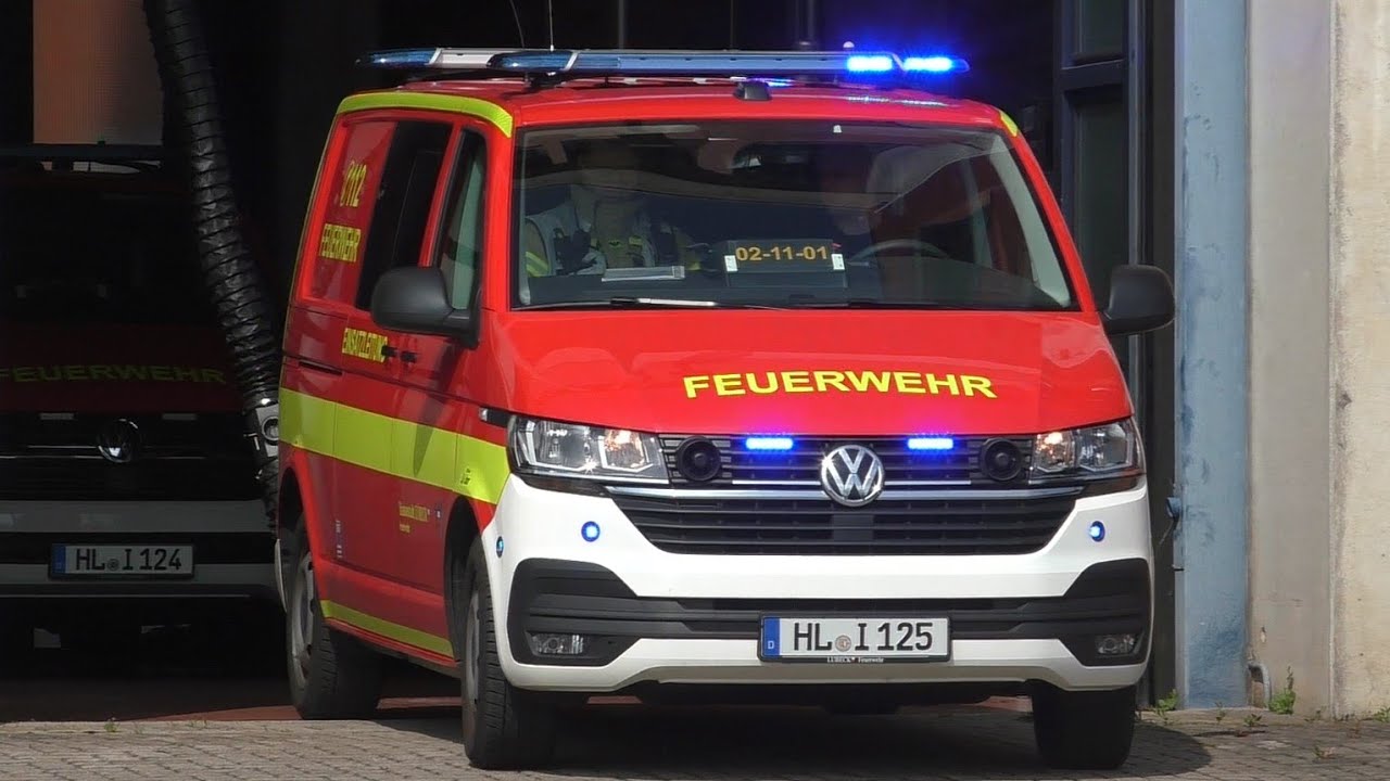 [Neuer ELW C-Dienst] Einsatzfahrten Berufsfeuerwehr + Rettungsdienst Lübeck
