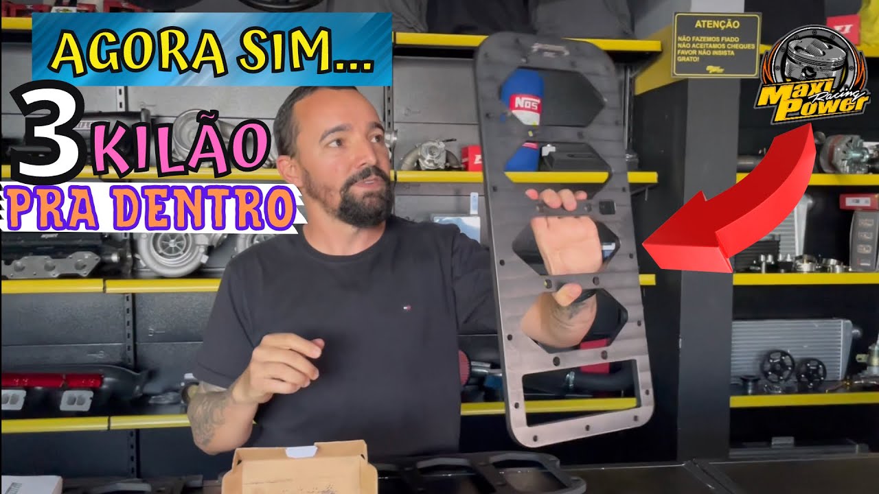 Reforço de bloco do motor! (Plate para seu motor forjado)