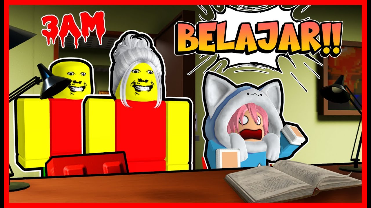 BUKAN HANYA PAPA !! TAPI NENEK JUGA IKUT KERASUKAN JAM 3 MALAM !! Feat @MOMON Roblox