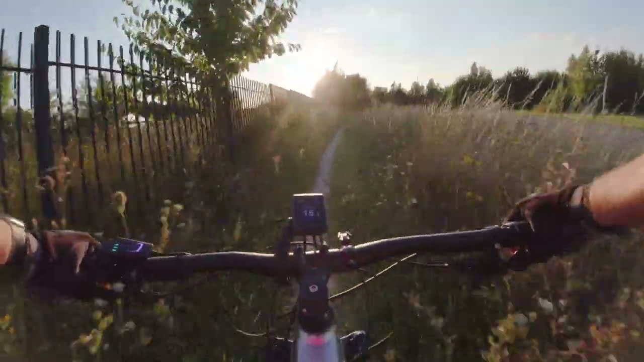 Getting used to the new EMTB at Cyclopark Gravesend.