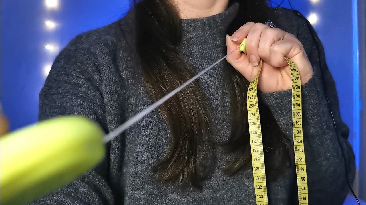 ASMR | Measuring Your Face, Close Up Personal Attention For Sleep (Face Touching, Glove Sounds)